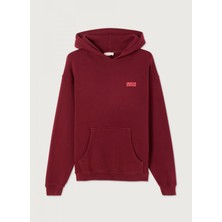 American Vintage Bordo Kadın Sweatshırt IZU03DH25CERVI