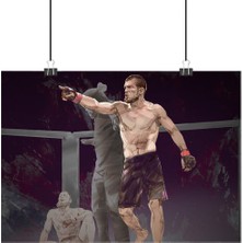 Vintage Gezegen Habib Nurmagomedov Poster3 - Retro Duvar Dekoru