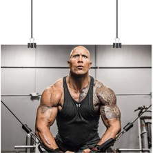 Vintage Gezegen Dwayne Johnson Poster5 - Retro Duvar Dekoru
