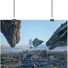 Vintage Gezegen Game Of Thrones Poster2 - Retro Duvar Dekoru