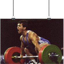 Vintage Gezegen Naim Süleymanoğlu Poster2 - Retro Duvar Dekoru