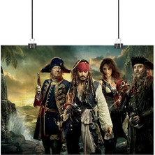 Vintage Gezegen Karayı Korsanları Poster4 - Retro Duvar Dekoru