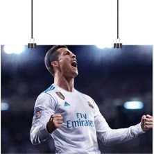 Vintage Gezegen Cristiano Ronaldo Poster1 - Retro Duvar Dekoru
