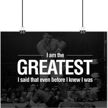 Vintage Gezegen Muhammed Ali Poster3 - Retro Duvar Dekoru