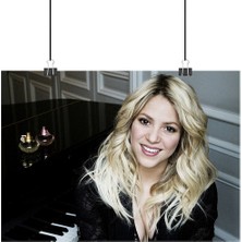 Vintage Gezegen Shakira Poster2 - Retro Duvar Dekoru