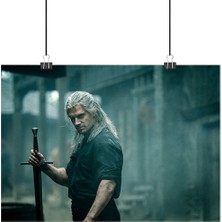 Vintage Gezegen The Witcher Poster4 - Retro Duvar Dekoru