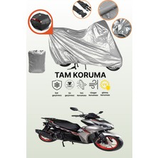 Dokaca Gri Arka Çanta Uyumlu Revolt Rsx3 Uyumlu Motor Brandası, Koruyucu Örtü
