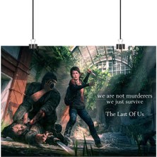 Vintage Gezegen The Last Of Us Poster2 - Retro Duvar Dekoru