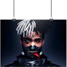 Vintage Gezegen Xxxtentacion Poster3 - Retro Duvar Dekoru