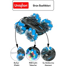 Uniqlion Bilek Sensörlü Uzaktan Kumandalı Çift Yönlü 360 Dönebilen Rgb Işıklı Akrobat Araba