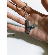 MCM Group Y Harfi Plastik Krom Kaplama Anahtarlık- Harf Çanta Süsü