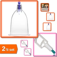 Hereveoyuncak Hacamat Kuppası - 3 Numara 10 Adet + Hacamat Pompası 4 Parmak - 2li Set ABC789