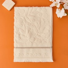 Matmel Soft Zeleno Ayak Havlusu - Krem - 50X70 cm