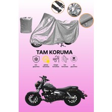 Dokaca Gri Kuba Superlight 200 Uyumlu Motosiklet Brandası, Koruyucu Örtü, Motor Branda