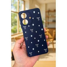 Vip Case Realme Note 60 Uyumlu Mini Fiyonk Desenli Silikon Darbe Emici Klasik Korumalı Rubber Kılıf