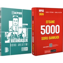 Pegem Akademi Yayıncılık 2026 Kpss Efsane 5000 Tamamı Çözümlü Soru Bankası - 2026 Kpss Vatandaşlık Konu Anlatımı
