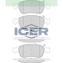 Fren Balata On 15-16 Jant Renault Captur I-Iı 13-/clıo V 19-/ Fluence 10-/ Megane Iıı 08-15/ Scenıc 09-/ Zoe 19-/ Dacıa Dokker 12-/ Duster 13-/ Lodgy 12-/nıssan Juke (F16) 19- 440603905R