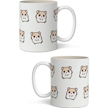 Toyaso Hamster Tasarımlı Kupa Bardak Sevgiliye Arkadaşa Hediye