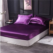 Metinev Tek Kişilik Mor Renk Çarşaf Takımı