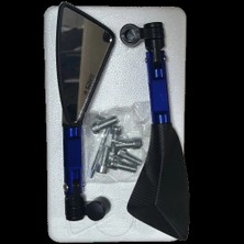 Süveyda Motor Universal Üçgen Ayna Mavi