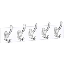 Leva House Yapışkan Şeffaf Askı 5'li 3 Adet