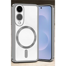 TechTrove Samsung Galaxy S25 Edge Kılıf Kamera Korumalı Sararma Yapmaz Magsafe Şarj Özellikli A++ Kalite Kapak