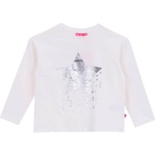 Barbie Baskılı Ekru Kız Çocuk T-Shirt BRB5WG-TST6208