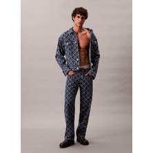 Calvin Klein Jeans Indigo Erkek Denim Ceket LV04RD767G0RM 90S Indıgo Emblem Jac