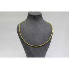 Kızılay Kuyumcusu 14 Ayar Altın Halat Modeli Zincir Kolye 5.11 gr