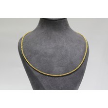 Kızılay Kuyumcusu 14 Ayar Altın Halat Modeli Zincir Kolye 3.00 gr