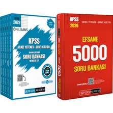 Pegem Akademi Yayıncılık 2026 Kpss Efsane 5000 Tamamı Çözümlü Soru Bankası - 2026 Kpss Ön Lisans Soru Modüler Set Çözümlü