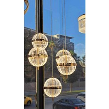 Mazel Üç Renk LED Sarkıt Avize