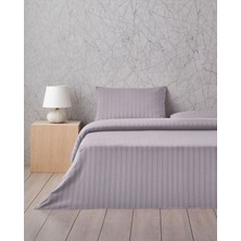 English Home Glossy Kolay Ütülenir Perkal Tek Kişilik Çarşaflı Nevresim Takımı 160x220 cm Gri