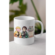 Toyaso Iblis Keser Anime Baskılı Karakterler Baskılı Beyaz Kupa Bardak V3