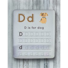 D Is For Dog Bilek Destekli Mouse Pad