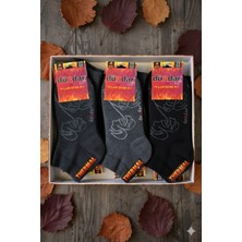 Dündar Unisex Havlu Thermal Patik Çorap; DİKİŞSİZ/SOFT YIKAMA/KOKULU; Asorti 12'Lİ PAKET