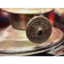 TT Fransız Pirinç Gaz Lambası 23,5 cm Boyunda