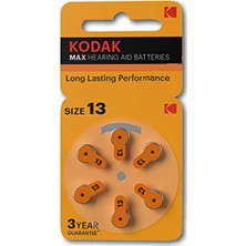 3 Adet  Kodak Işitme Cihazı Pili P13 6 Adet