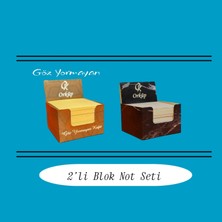 Orbak Kağıtçılık Orküp Bloknot Küp Not 8x8 1. Hamur 80 gr 500'LÜ Gökyüzü Desenli ve 2. Hamur 60 gr | Göz Yormayan Kağıt