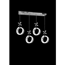 RS Collections Mirage 4\'lü Sarkıt Akrilik LED Avize