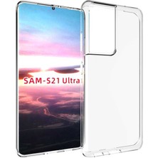 Cavora Galaxy S21 Ultra Kılıf Süper Silikon Kapak