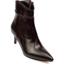 Moda Arena 3848 Kahverengi Ince Topuk Kadın Bot