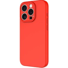 Cavora iPhone 15 Pro Uyumlu Içi Kadife Leke Tutmaz Lansman Kılıf