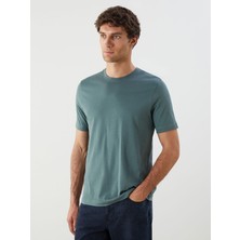 LC Waikiki Yeni Sezon Bisiklet Yaka Penye Erkek TIŞÖRT_8684684804752