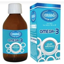 Ersağ Çilek Aromalı Omega-3 Sıvı