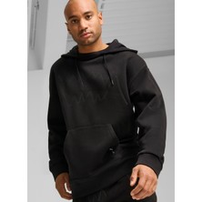 Puma 62722001 Jaws Core Hoodie 2.0 Puma Siyah Kapüşon Yaka Regular Fit Düz Erkek Sweatshırt