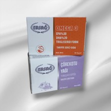 Ersağ Omega 3 + Çörekotu Yağı Jel Kapsül Fırsat Paketi