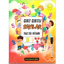 Enine Boyuna Eğitim Cırt Cırtlı Sayılar Yaz-Sil Kitabı