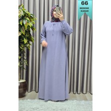 Elmas Tesettür Kadın Tesettür Büyük Beden Giyim Aerobin Elbise