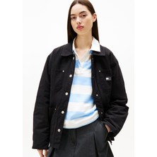 Tommy Jeans Standart Siyah Kadın Ceket DW0DW21382BDS